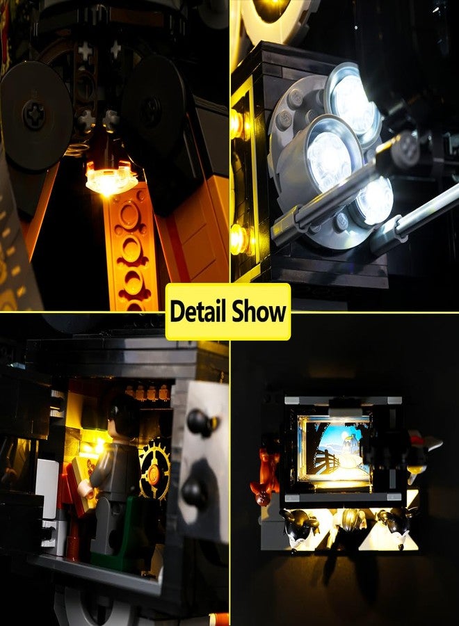 Kyglaring LED Lighting Kit for Lego Disney Walt Disney Tribute Camera 43230 Building Set (No Model) - Light Set Compatible with 43230 Disney Kamera Kit - Without Model (Sound Version) - Image 3